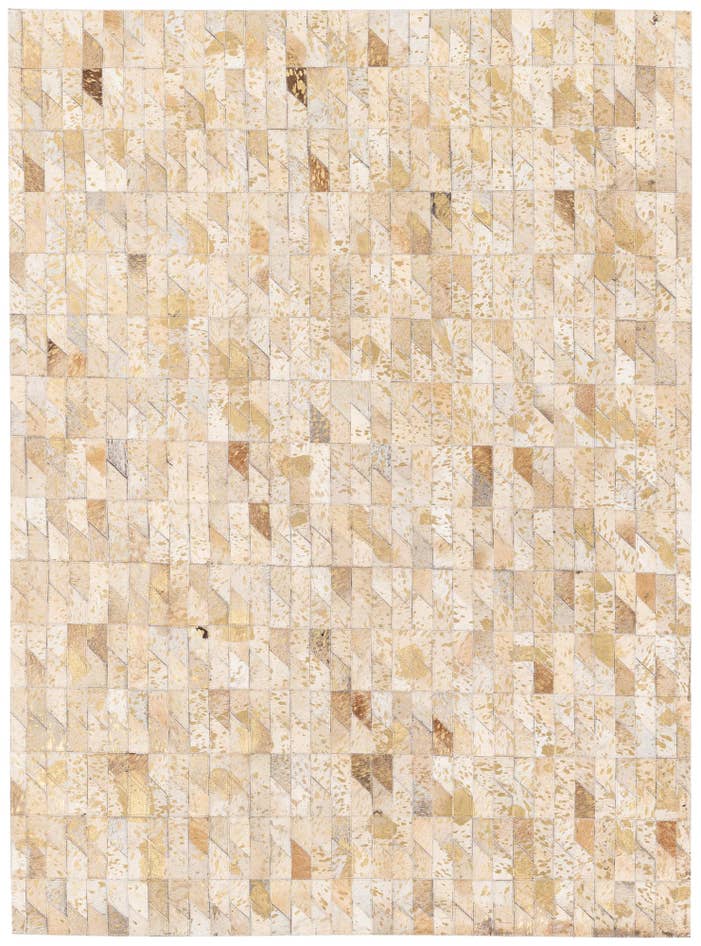 Detail image of 4' x 5' 2 Cowhide Stocks Rug