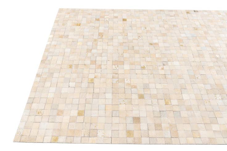 Detail image of 4' x 5' 8 Cowhide Stocks Rug