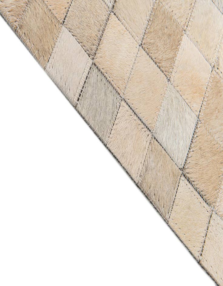 Detail image of 4' x 5' 8 Cowhide Stocks Rug