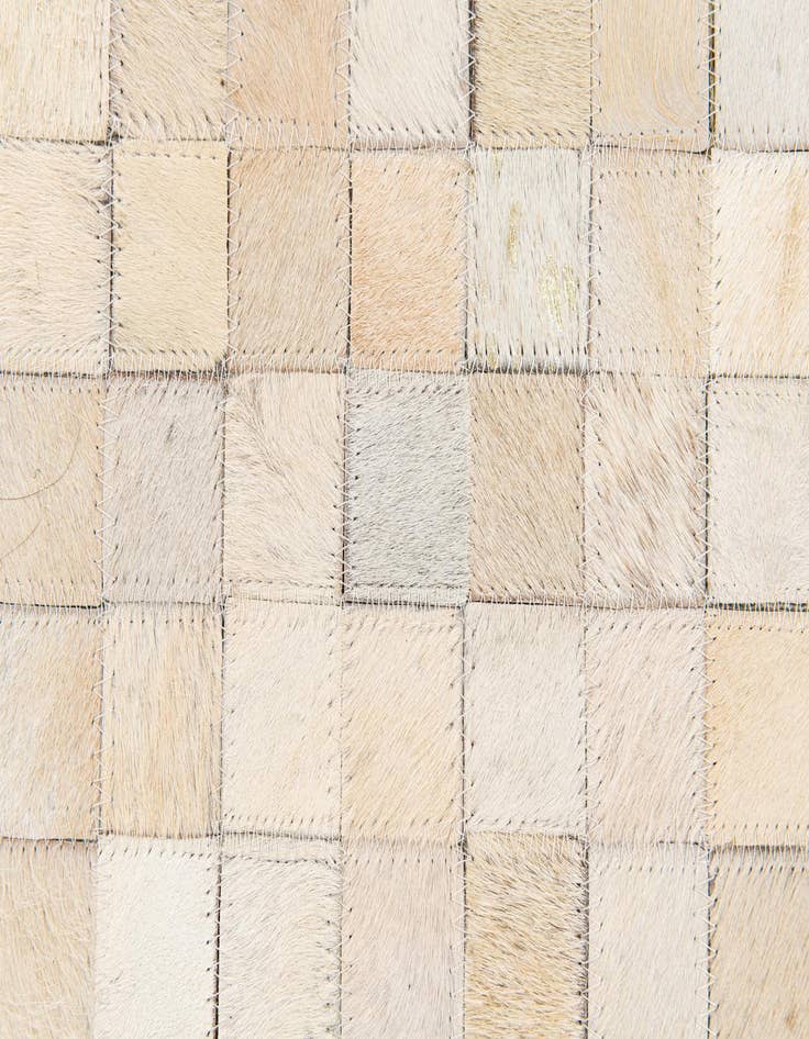 Detail image of 4' x 5' 8 Cowhide Stocks Rug