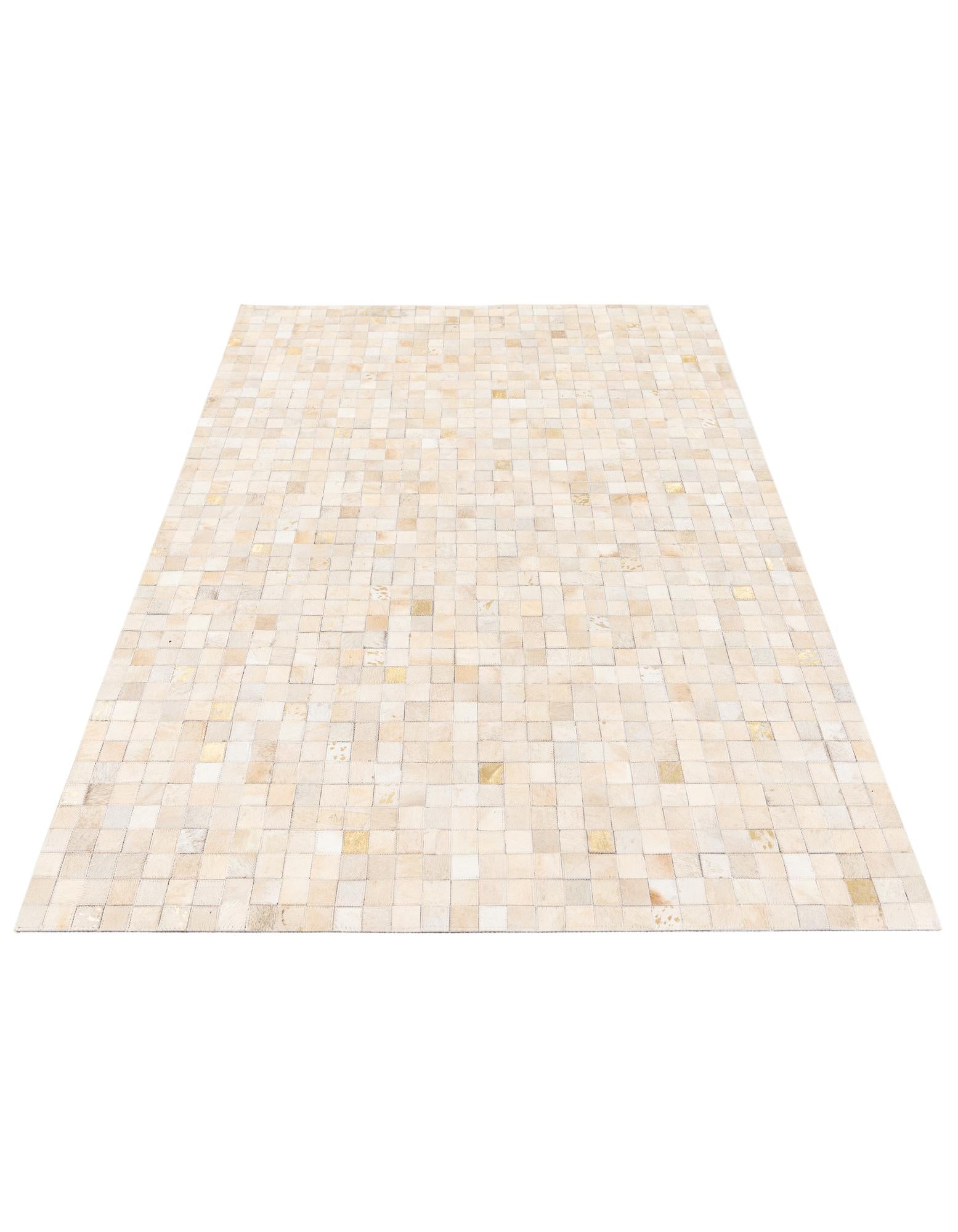 4' 1 x 5' 8 Cowhide Stocks Rug