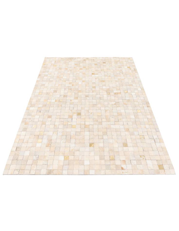 Detail image of 4' 1 x 5' 8 Cowhide Stocks Rug