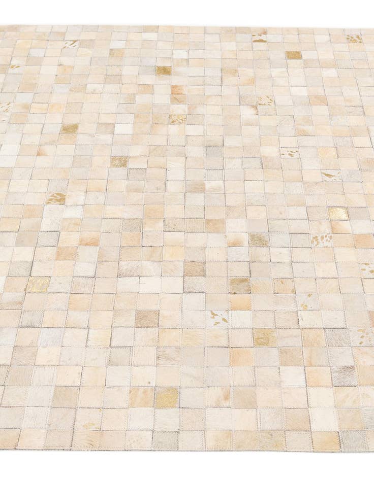 Detail image of 4' 1 x 5' 8 Cowhide Stocks Rug