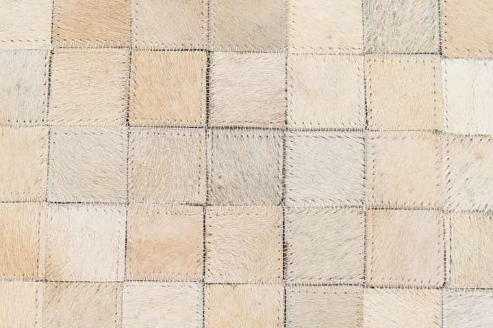 4' 1 x 5' 8 Cowhide Stocks Rug