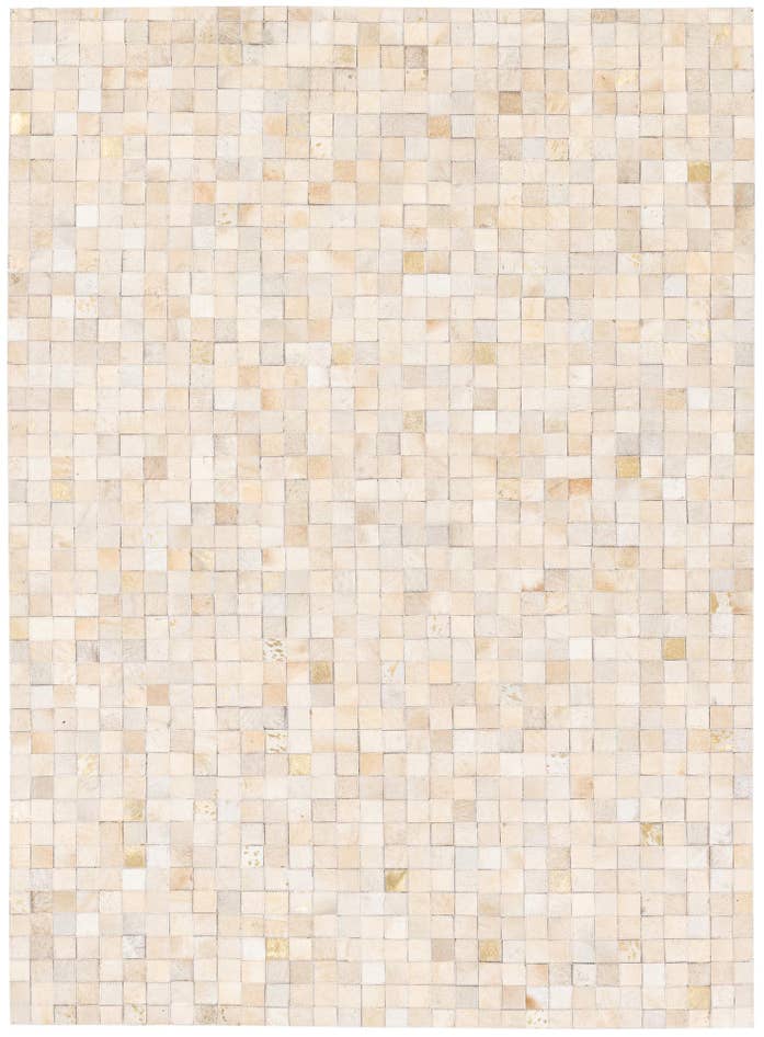 Detail image of 4' 1 x 5' 8 Cowhide Stocks Rug