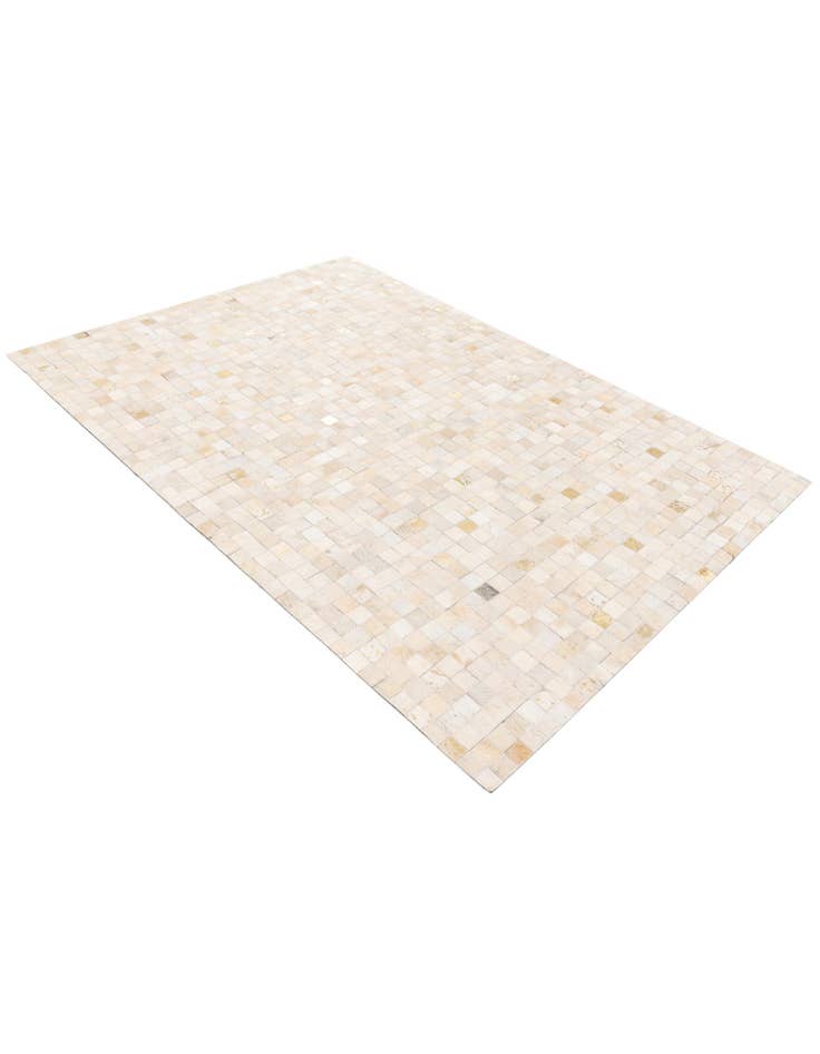 Detail image of 4' x 5' 8 Cowhide Stocks Rug
