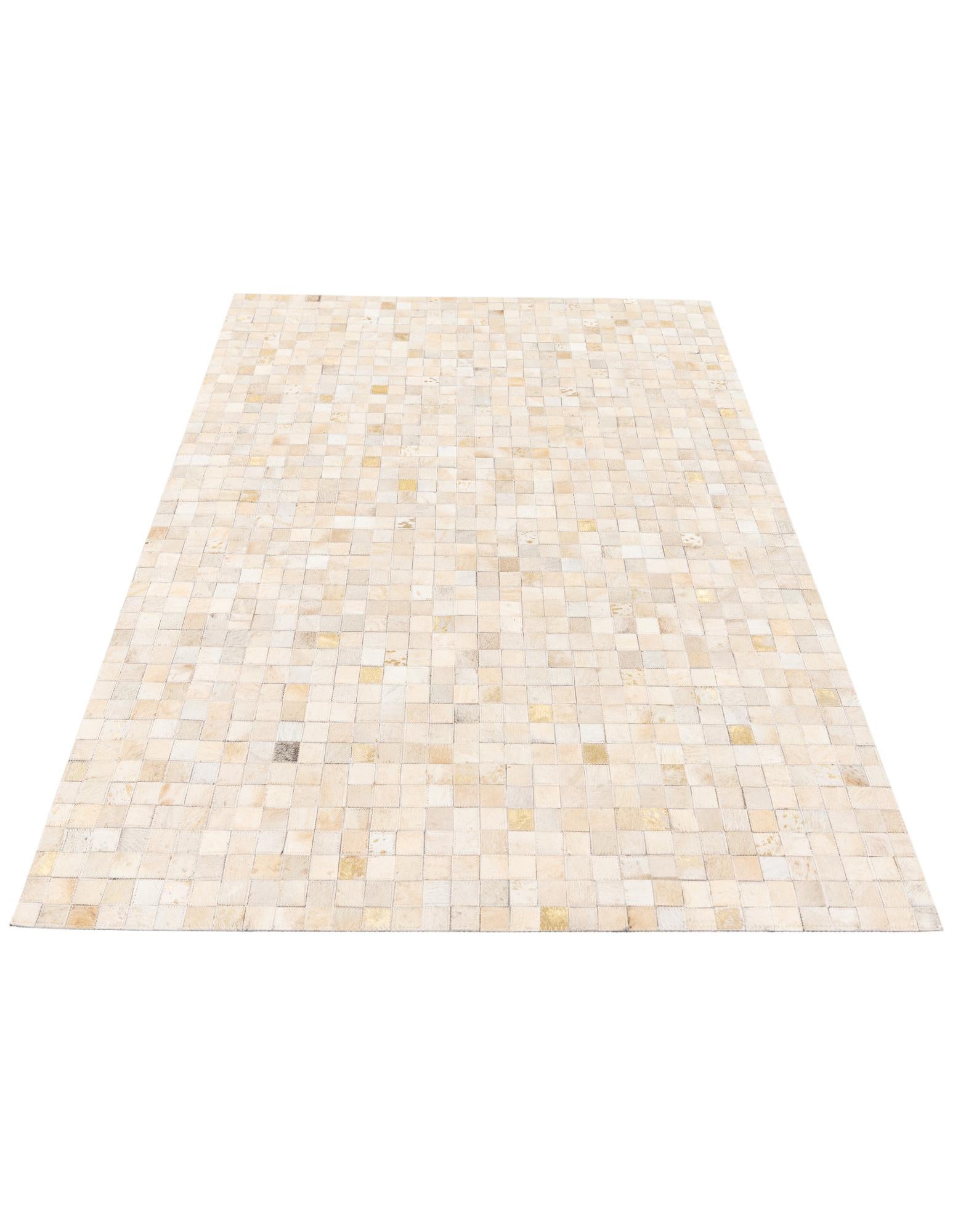 4' x 5' 8 Cowhide Stocks Rug