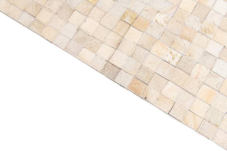 Detail image of 4' x 5' 8 Cowhide Stocks Rug