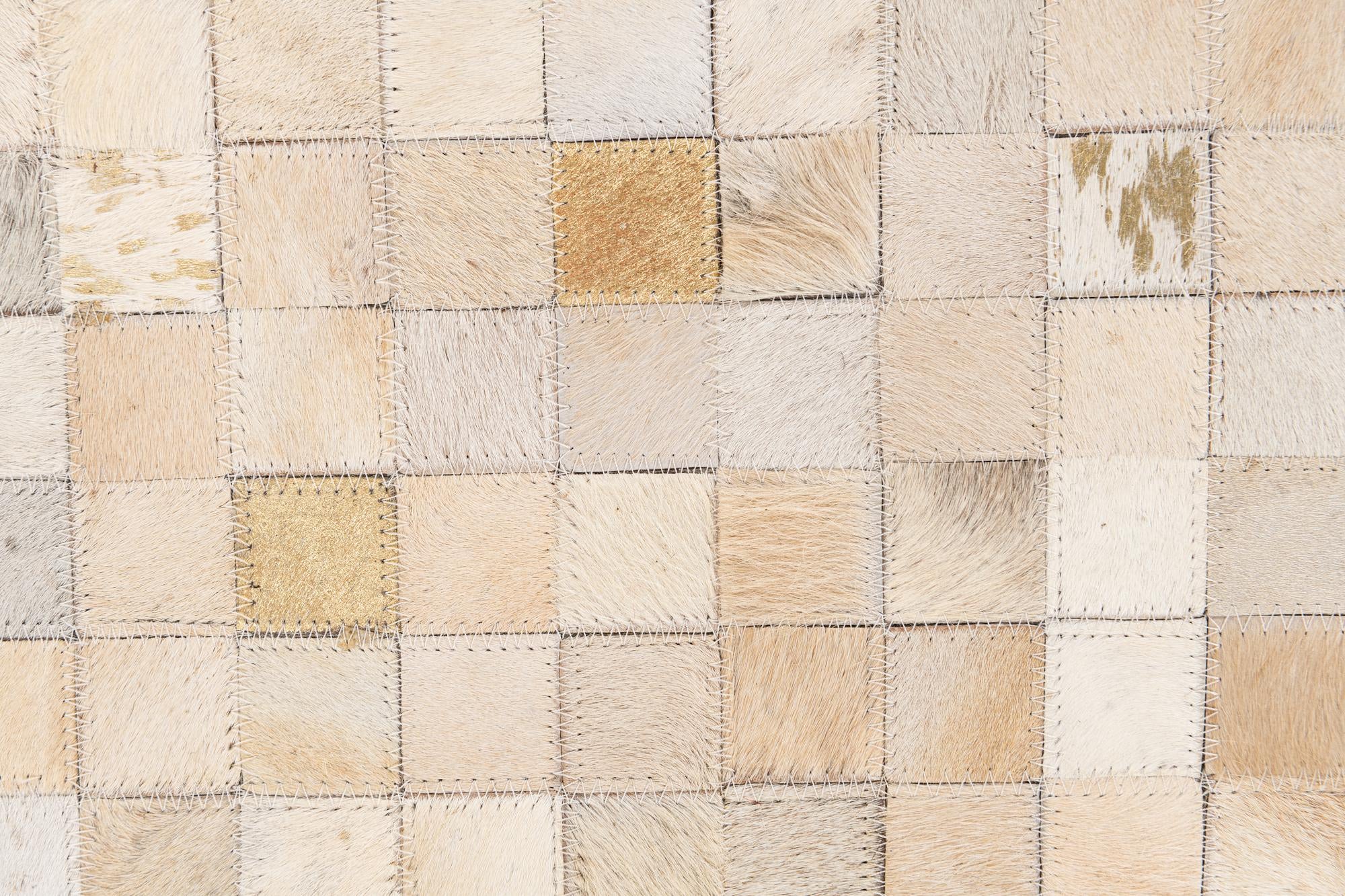 4' x 5' 8 Cowhide Stocks Rug
