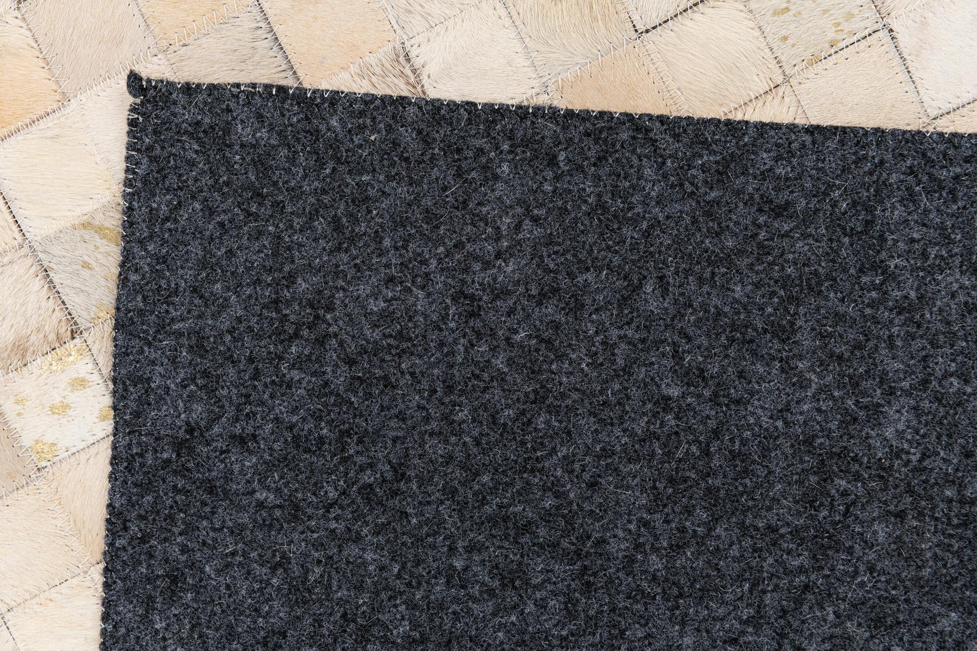 4' x 5' 8 Cowhide Stocks Rug