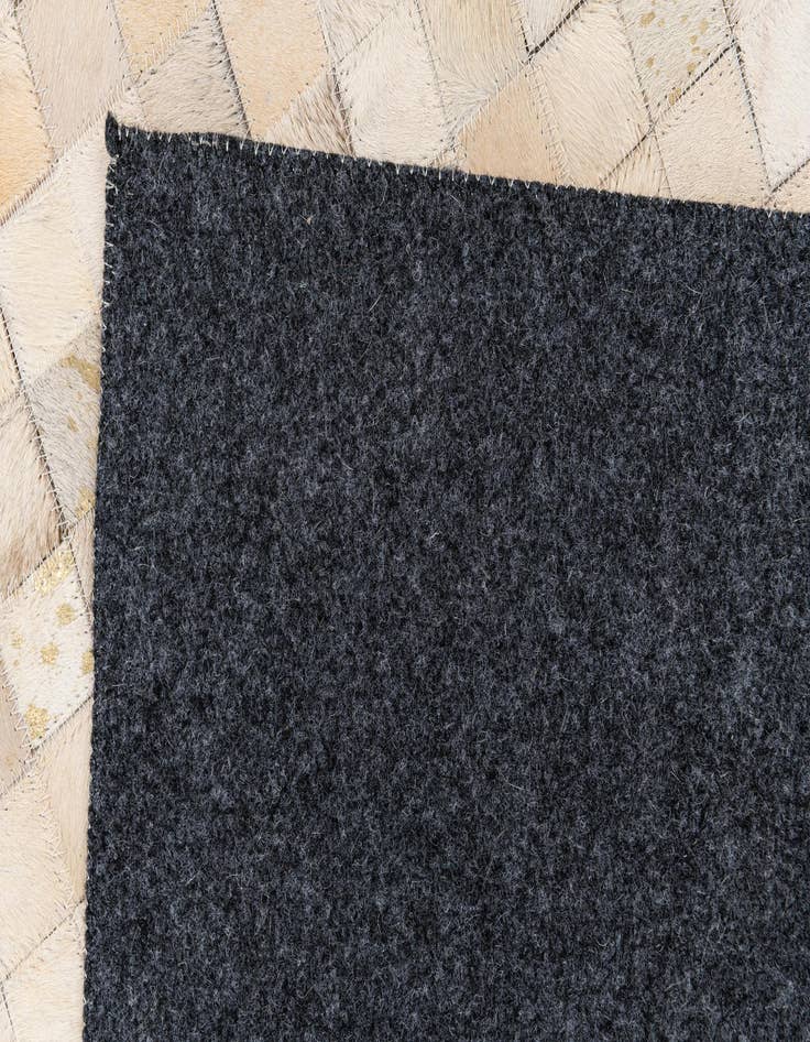 Detail image of 4' x 5' 8 Cowhide Stocks Rug
