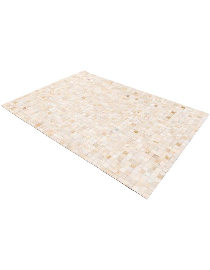 Detail image of 4' x 5' 7 Cowhide Stocks Rug