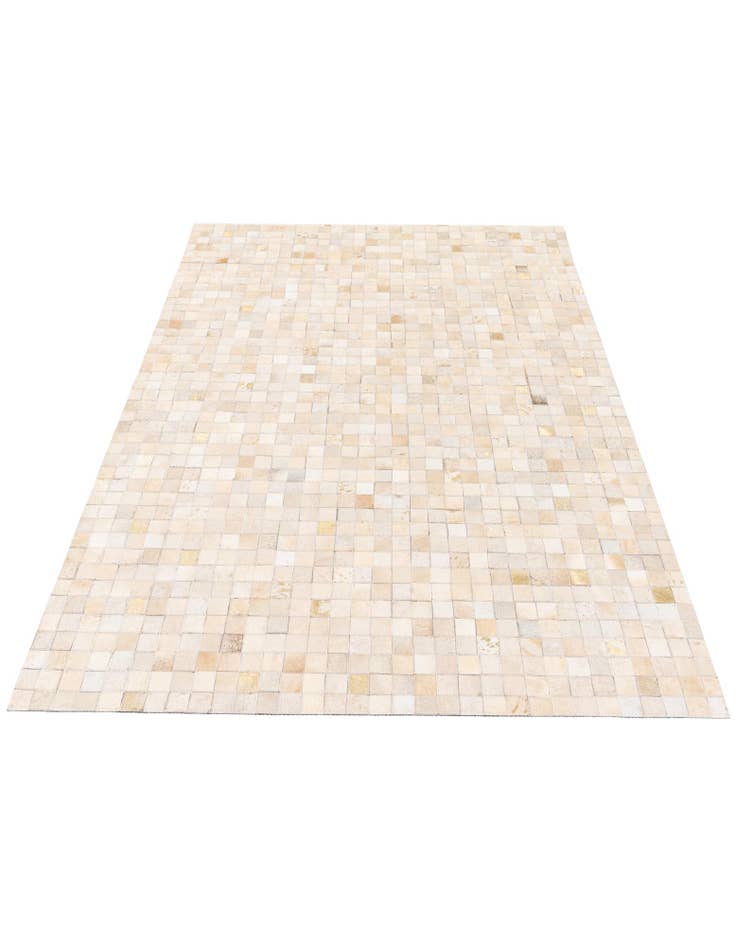 Detail image of 4' x 5' 7 Cowhide Stocks Rug