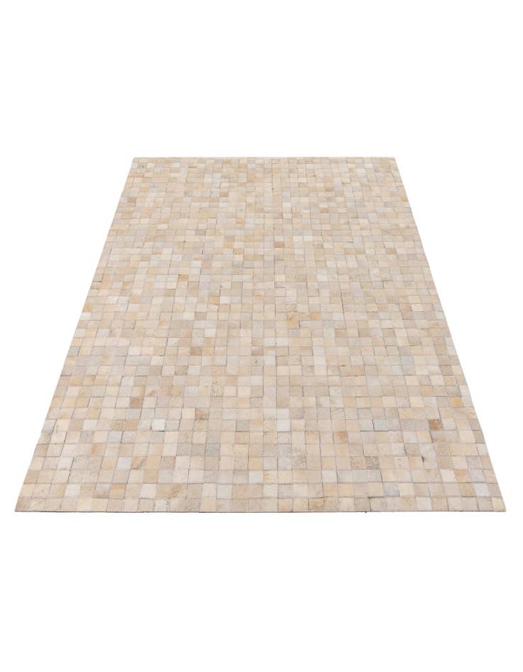 Detail image of 4' x 5' 8 Cowhide Stocks Rug