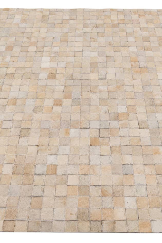 Detail image of 4' x 5' 8 Cowhide Stocks Rug