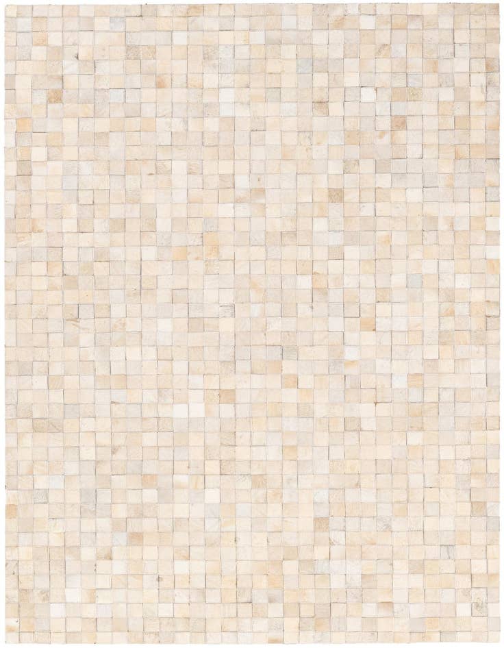 Detail image of 4' x 5' 8 Cowhide Stocks Rug