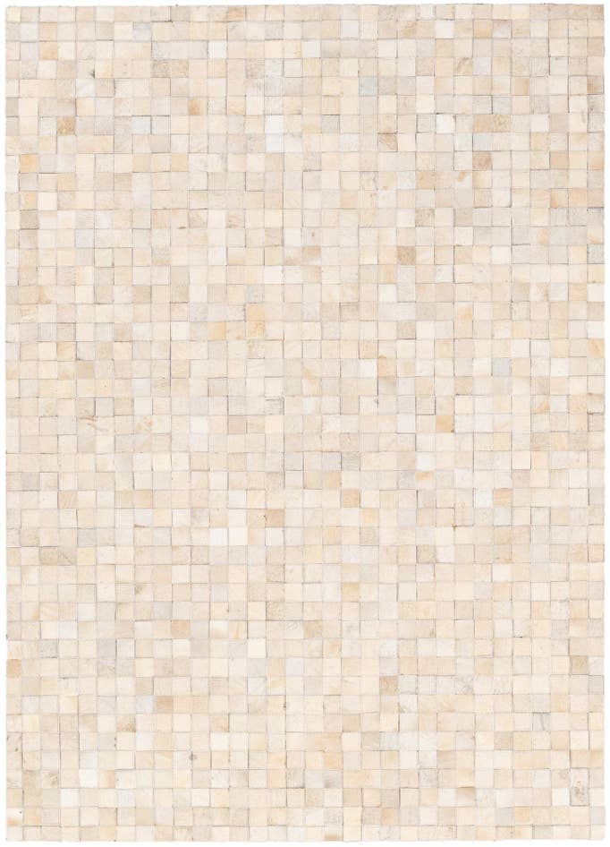 Detail image of 4' x 5' 8 Cowhide Stocks Rug