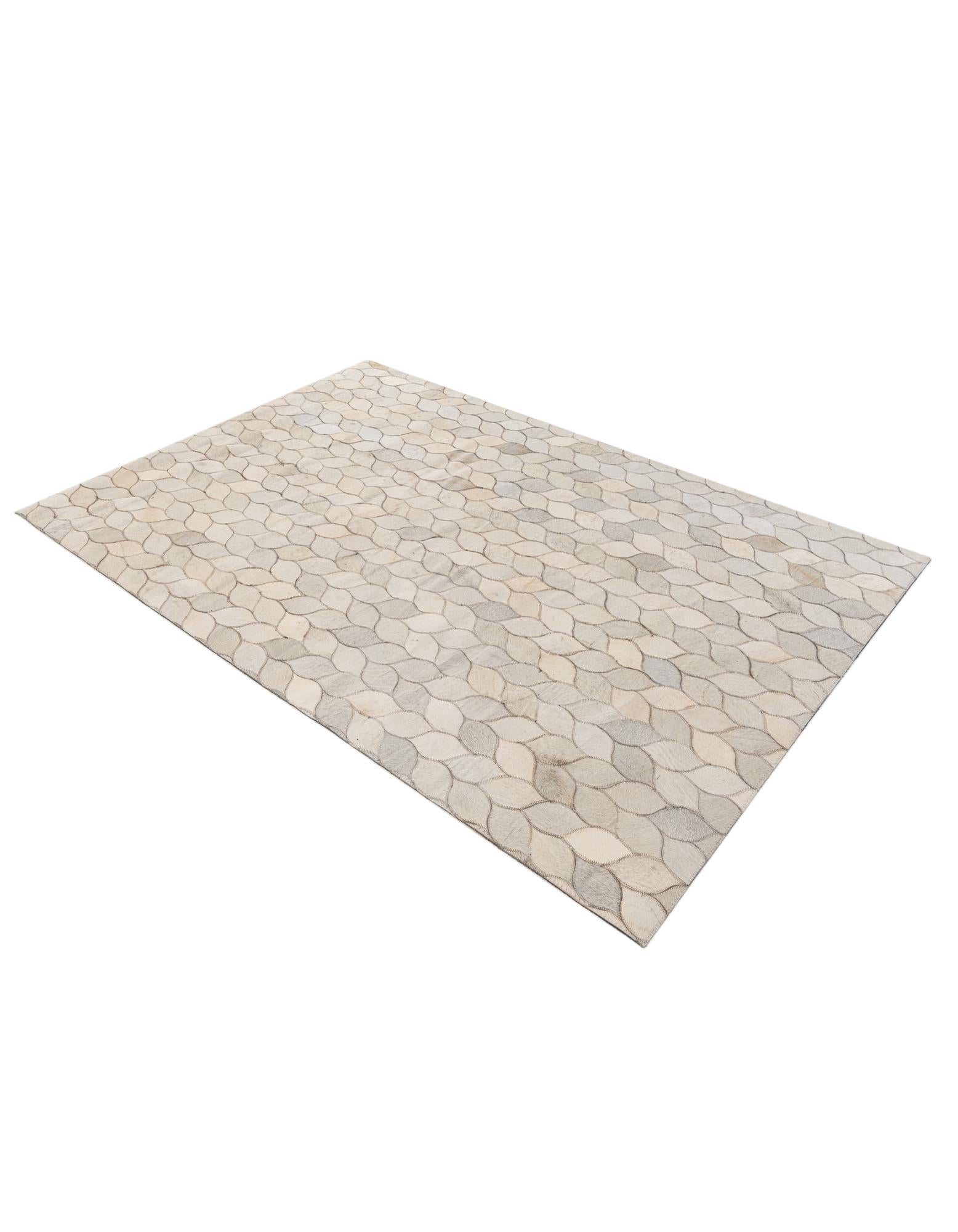 4' 1 x 6' Cowhide Stocks Rug