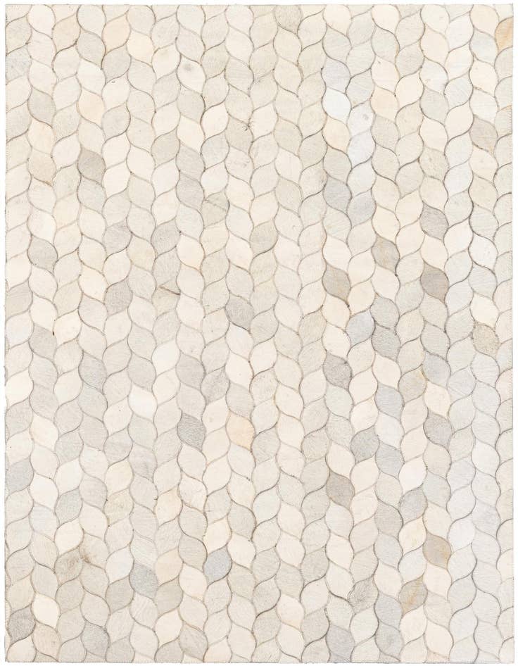 Detail image of 4' 1 x 6' Cowhide Stocks Rug