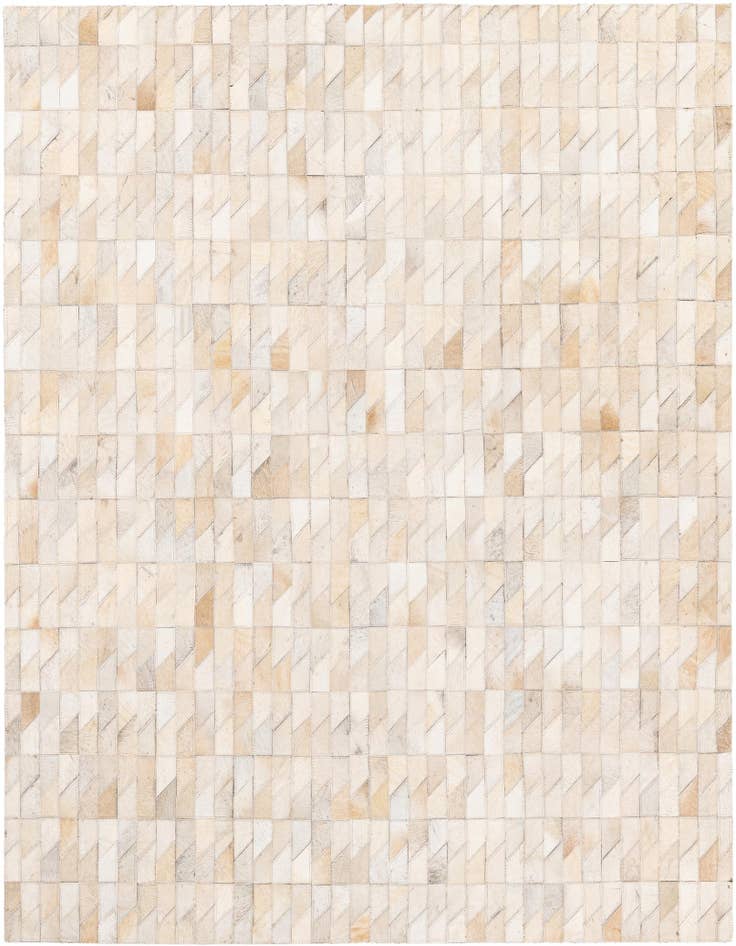 Detail image of 4' 5 x 5' 2 Cowhide Stocks Rug