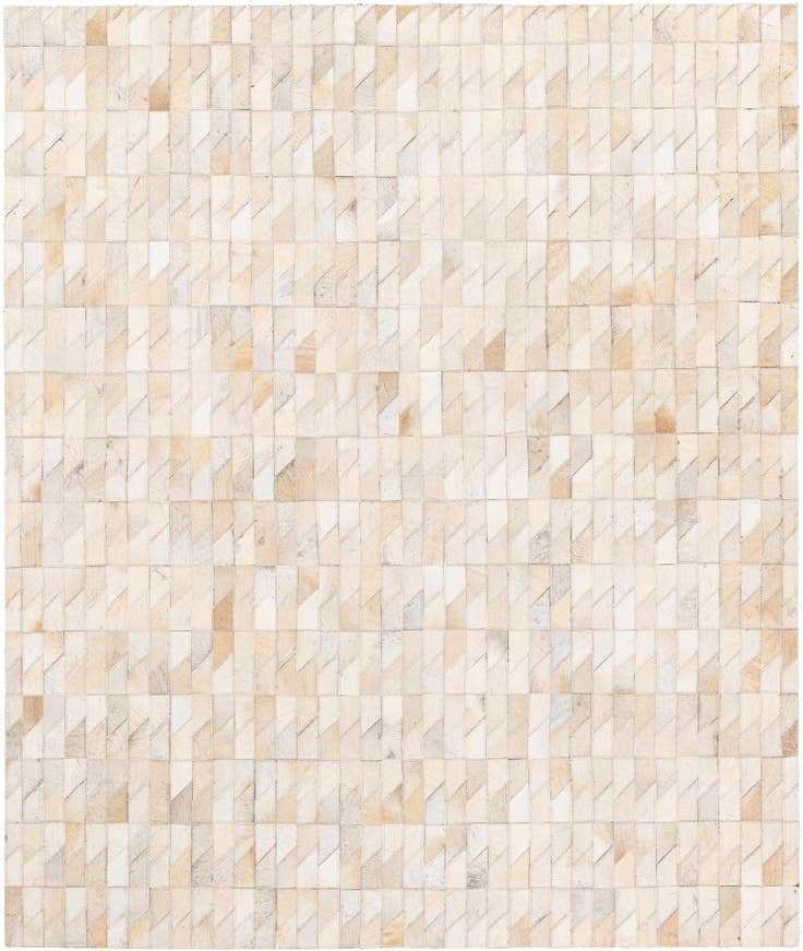Detail image of 4' 5 x 5' 2 Cowhide Stocks Rug