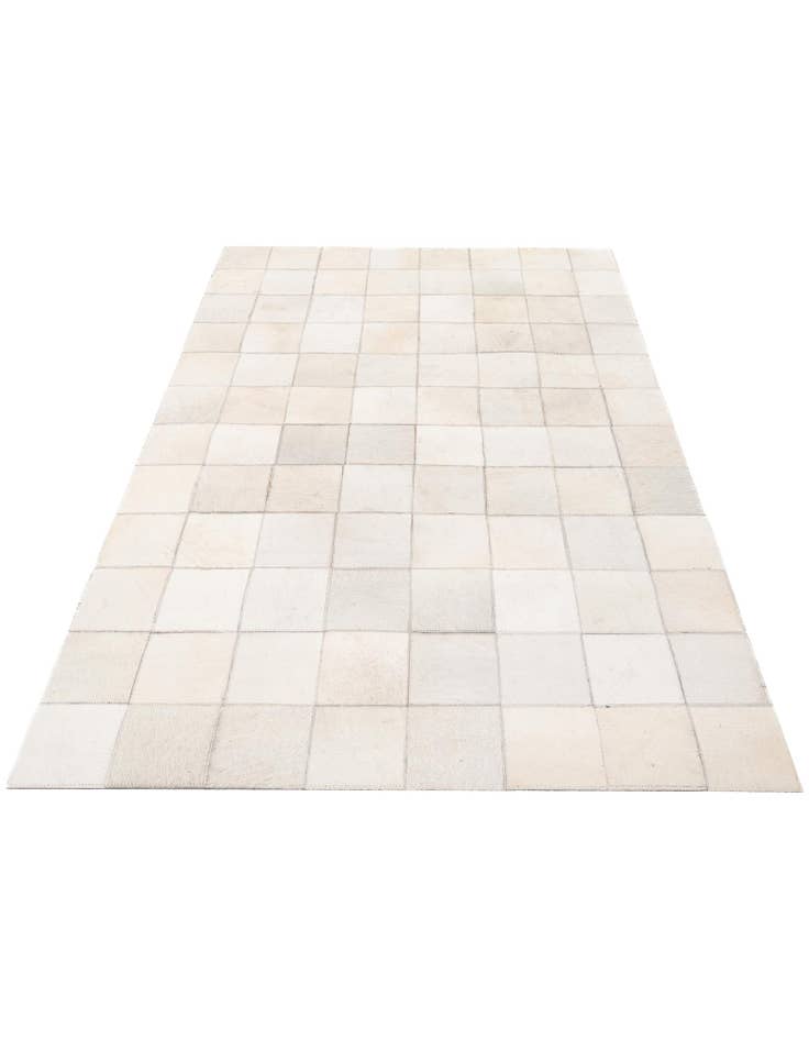 Detail image of 4' x 5' 10 Cowhide Stocks Rug