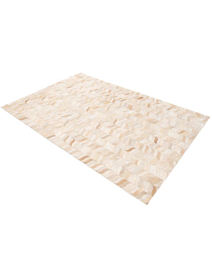 Detail image of 4' x 5' 11 Cowhide Stocks Rug