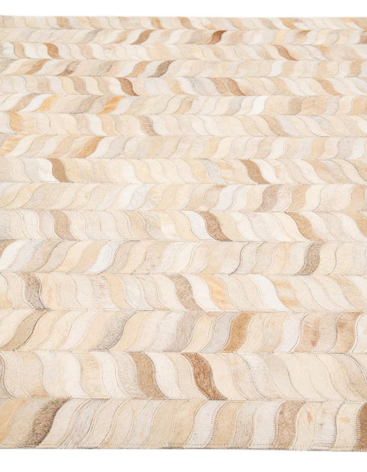 Detail image of 4' x 5' 11 Cowhide Stocks Rug