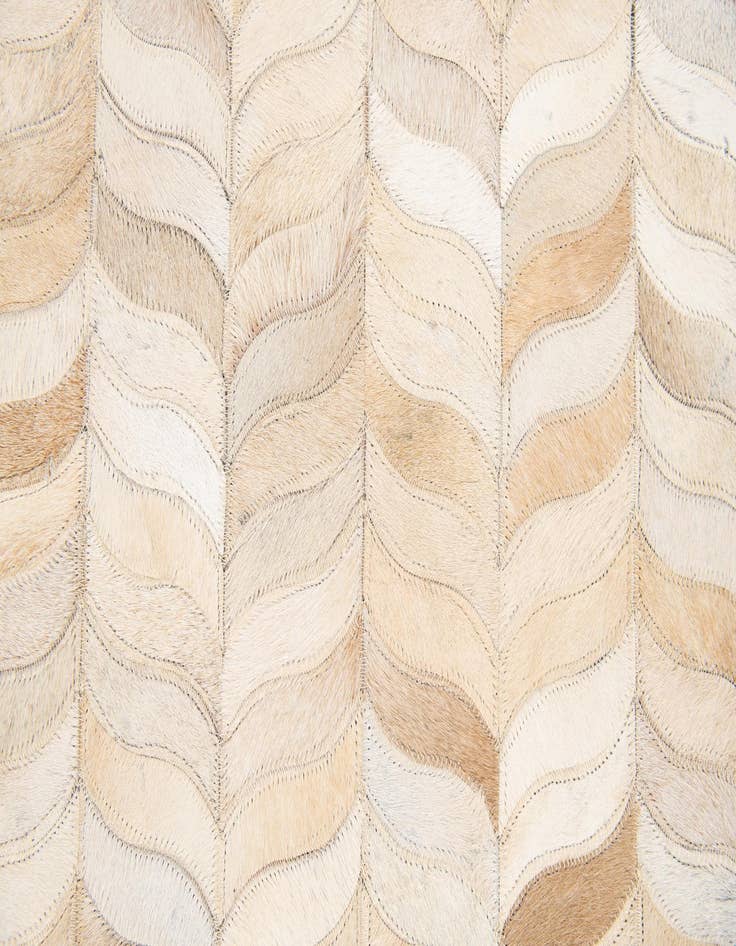 Detail image of 4' x 5' 11 Cowhide Stocks Rug