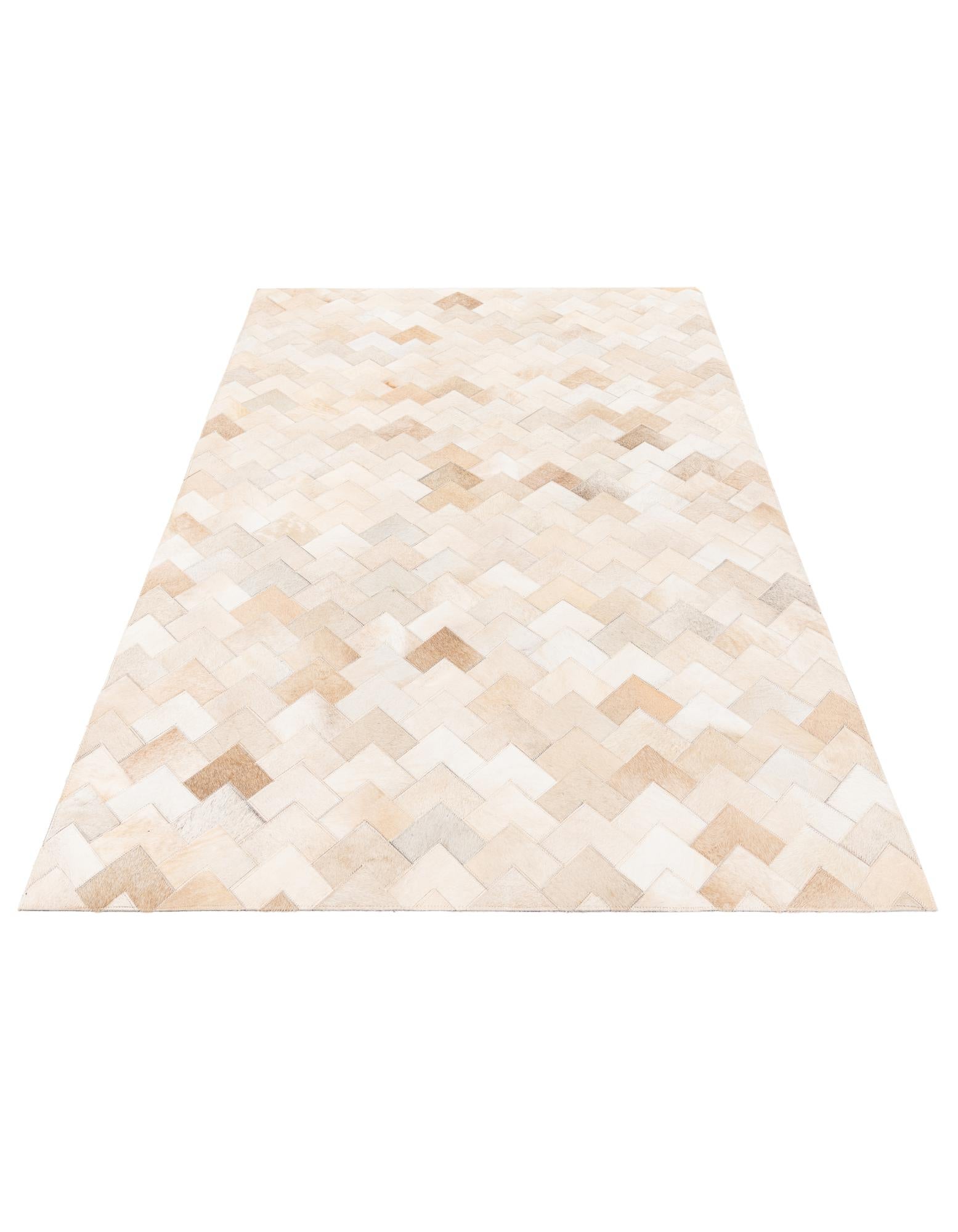 4' 1 x 6' Cowhide Stocks Rug