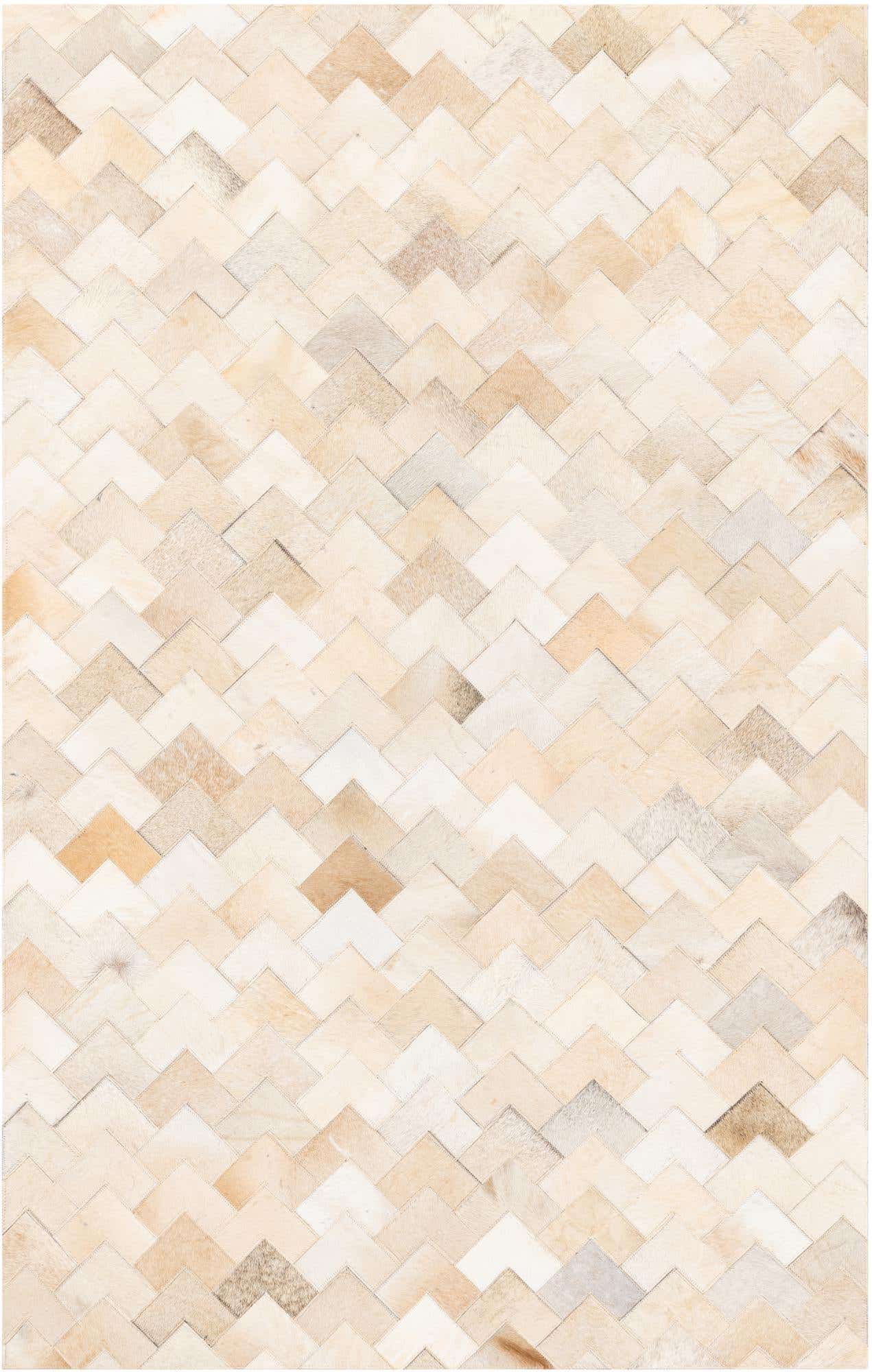 3' 9 x 5' 10 Cowhide Stocks Rug