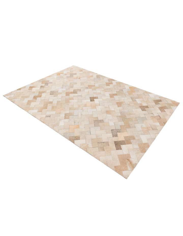 4' 2 x 5' 11 Cowhide Stocks Rug