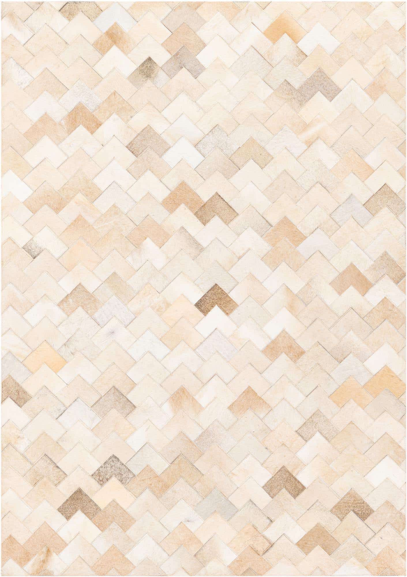 4' 2 x 5' 11 Cowhide Stocks Rug