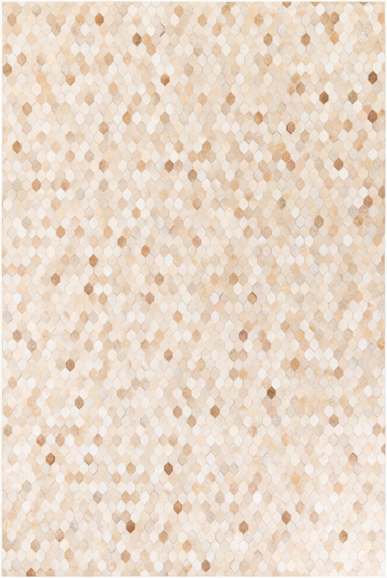 6' 8 x 10' Cowhide Stocks Rug