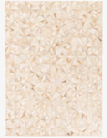 4' 9 x 6' 6 Cowhide Stocks Rug