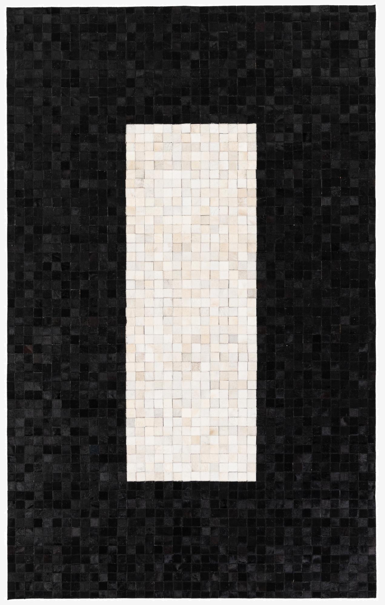 5' x 8' 1 Cowhide Stocks Rug