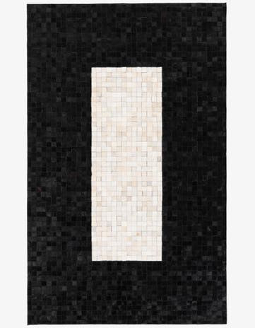 5' x 8' 1 Cowhide Stocks Rug