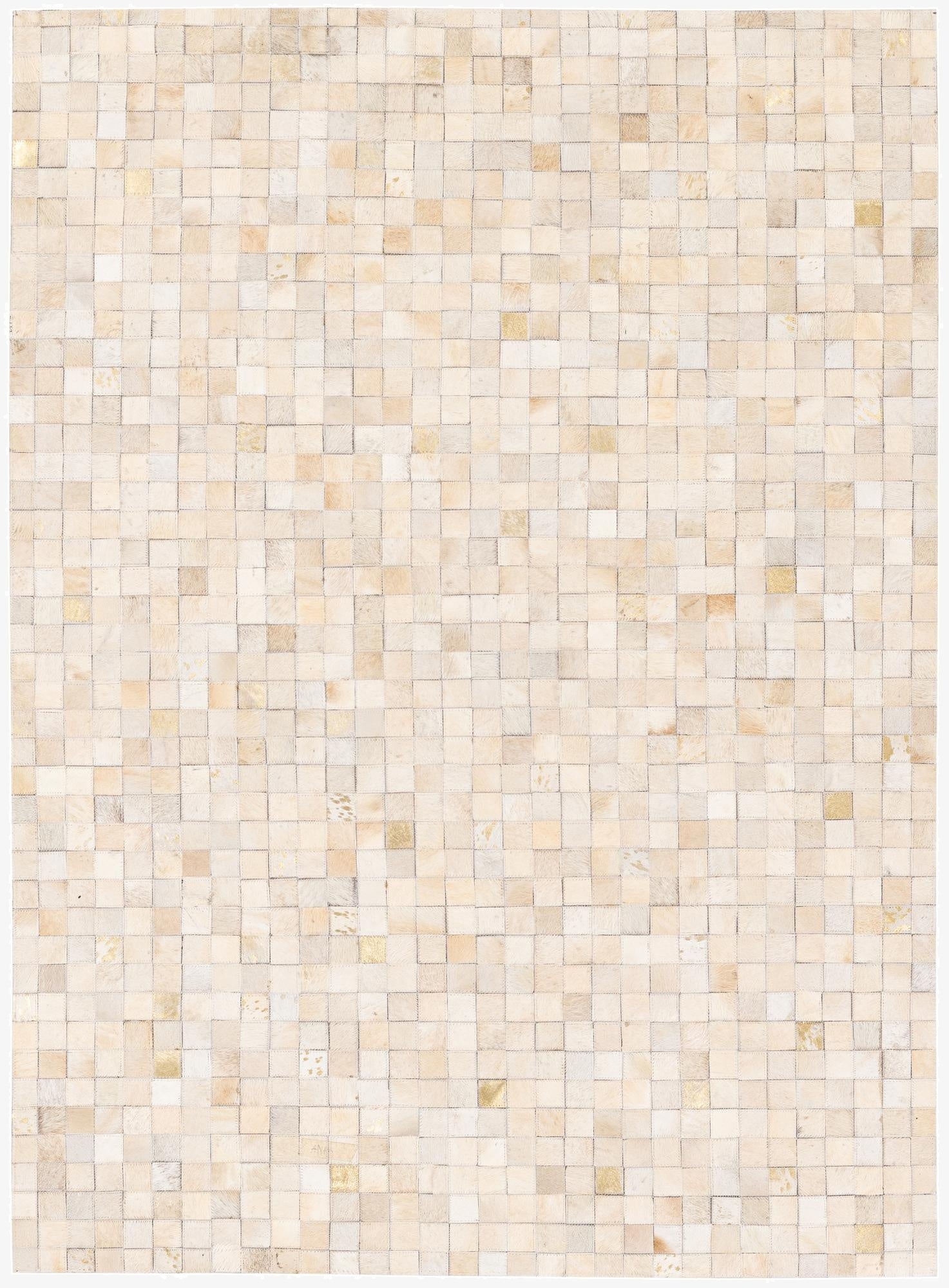 4' 1 x 5' 8 Cowhide Stocks Rug