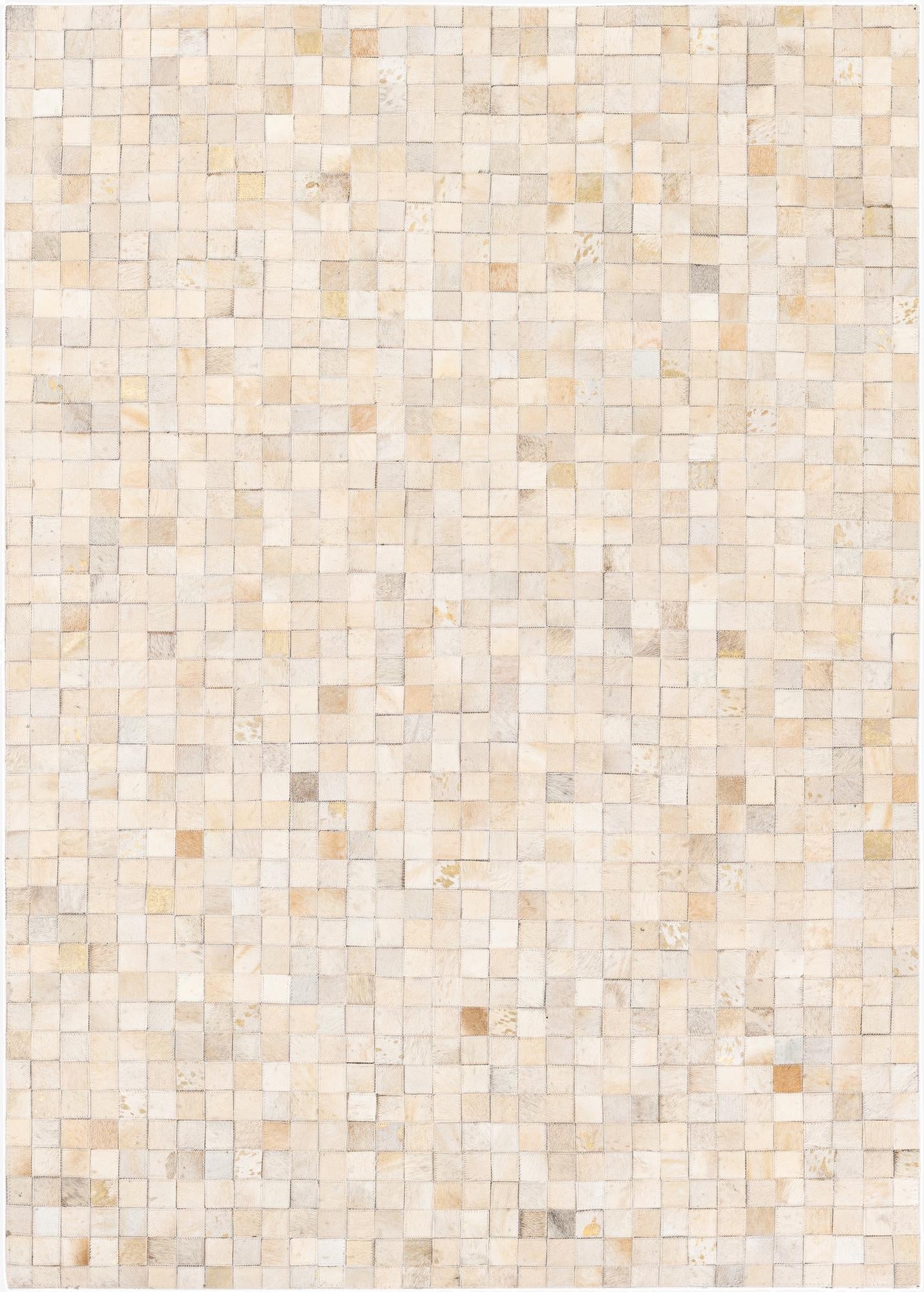 4' 1 x 5' 8 Cowhide Stocks Rug