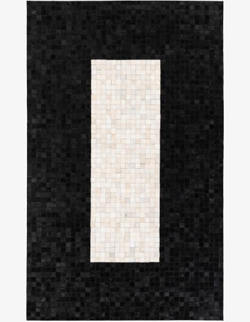 4' 11 x 8' Cowhide Stocks Rug