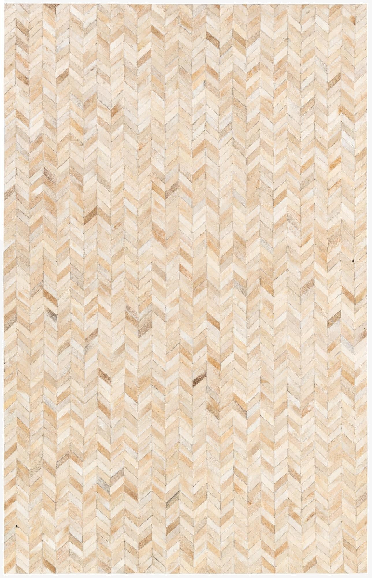 5' 1 x 8' Cowhide Stocks Rug