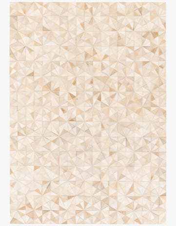 4' 8 x 6' 7 Cowhide Stocks Rug