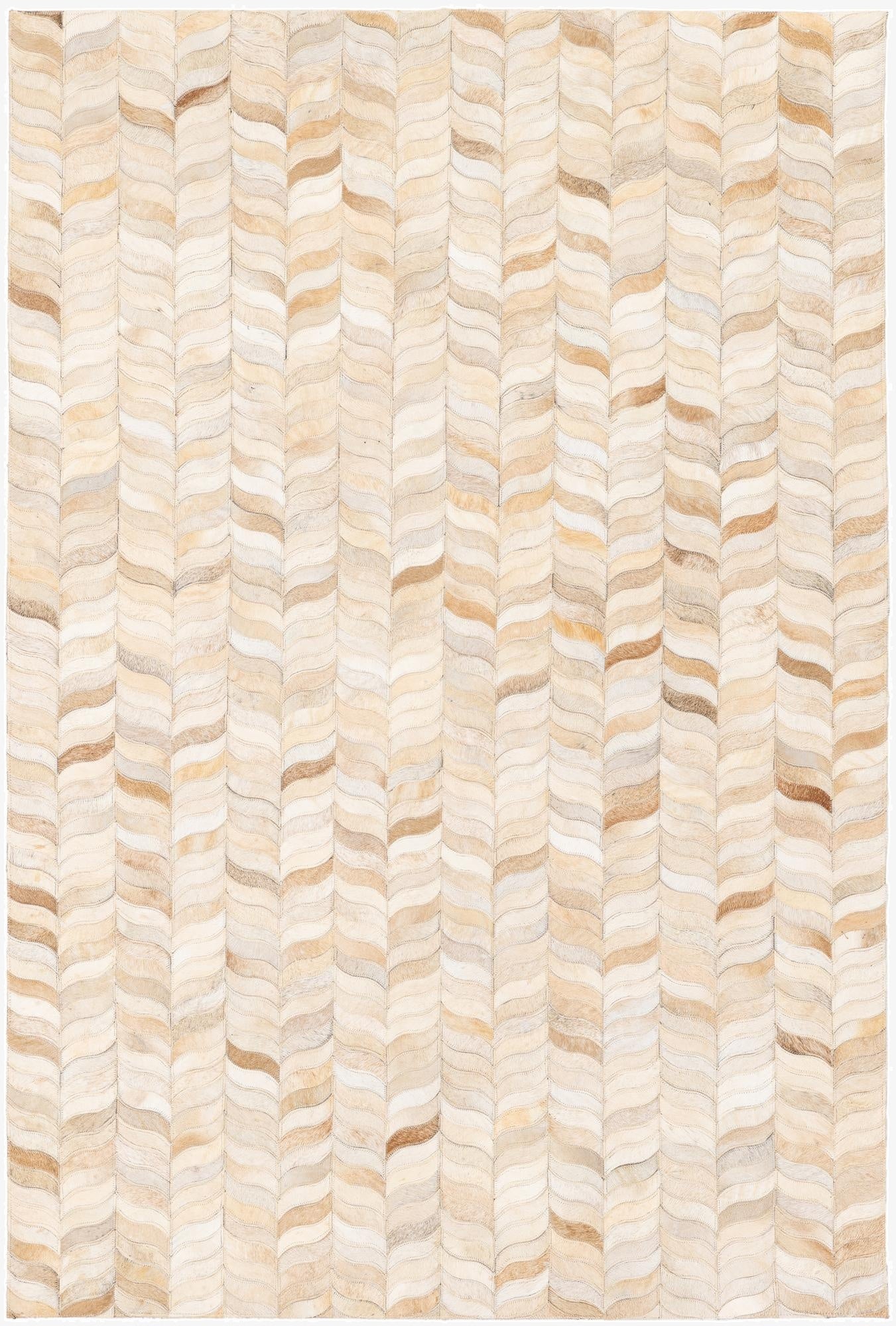 4' x 5' 11 Cowhide Stocks Rug