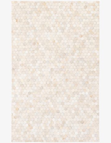 4' 11 x 7' 11 Cowhide Stocks Rug