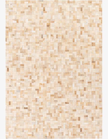 5' 3 x 7' 5 Cowhide Stocks Rug