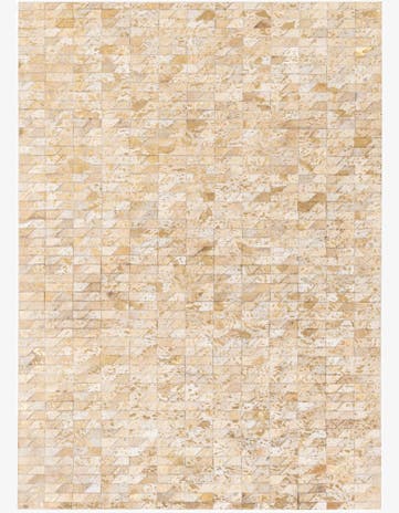 4' 8 x 6' 6 Cowhide Stocks Rug