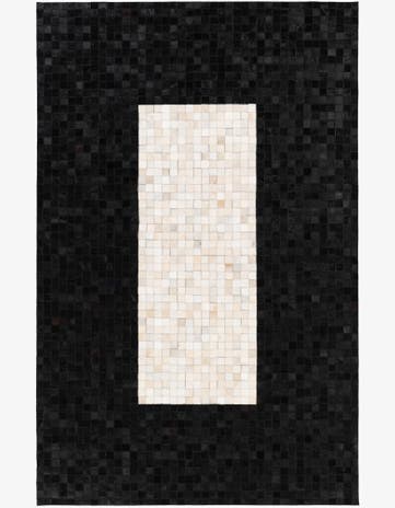 5' 1 x 7' 10 Cowhide Stocks Rug