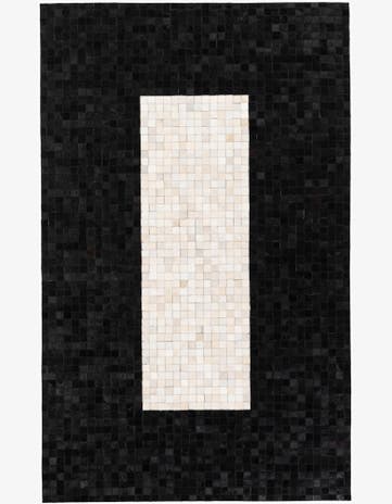 5' 1 x 8' 1 Cowhide Stocks Rug