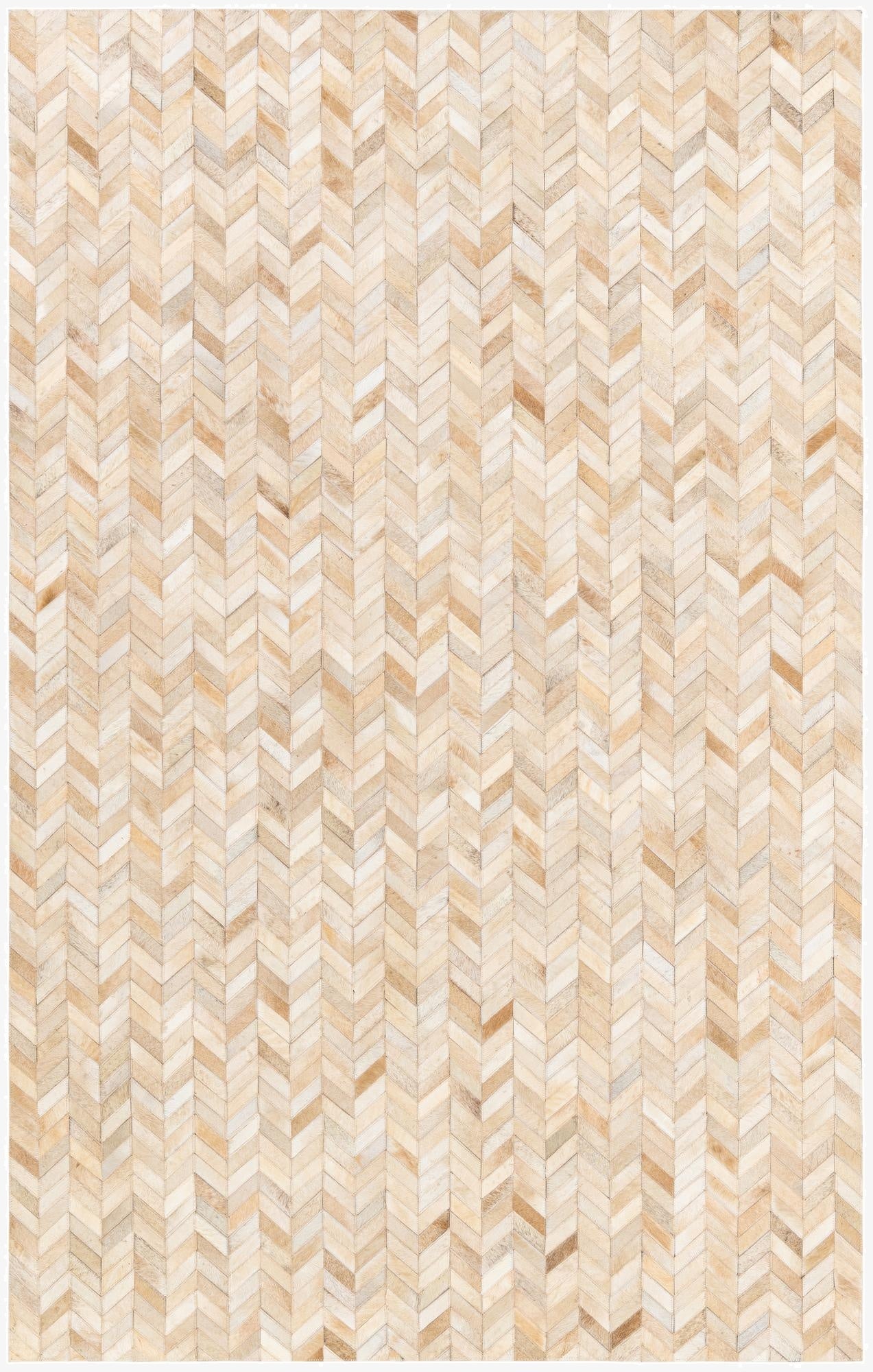 5' 1 x 8' Cowhide Stocks Rug