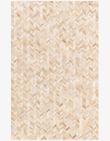 5' 1 x 8' Cowhide Stocks Rug